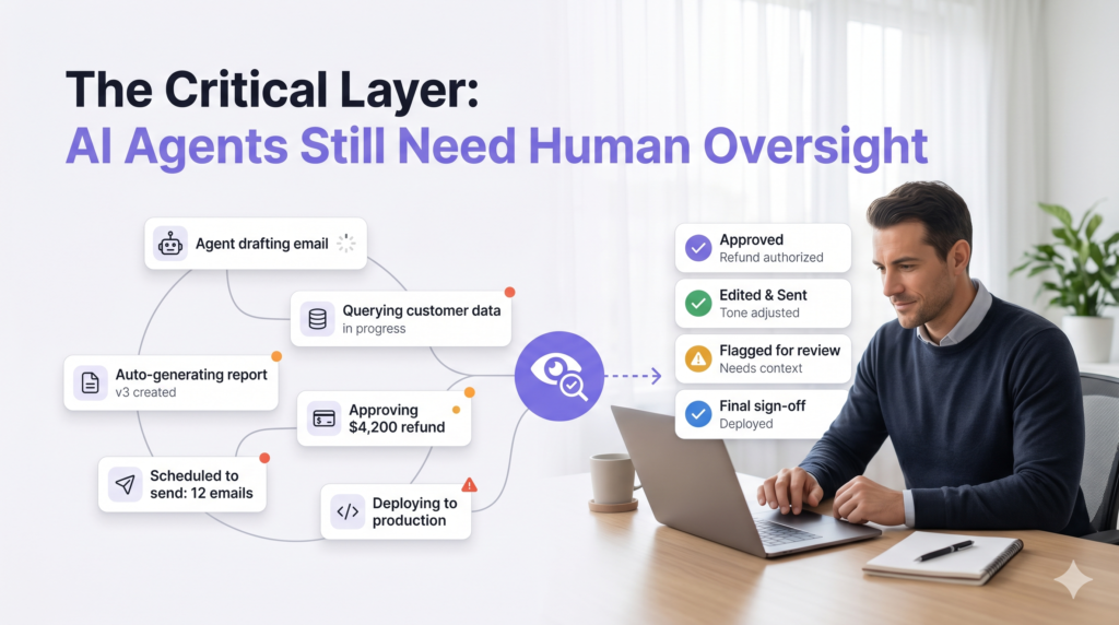 AI agents still need human oversight