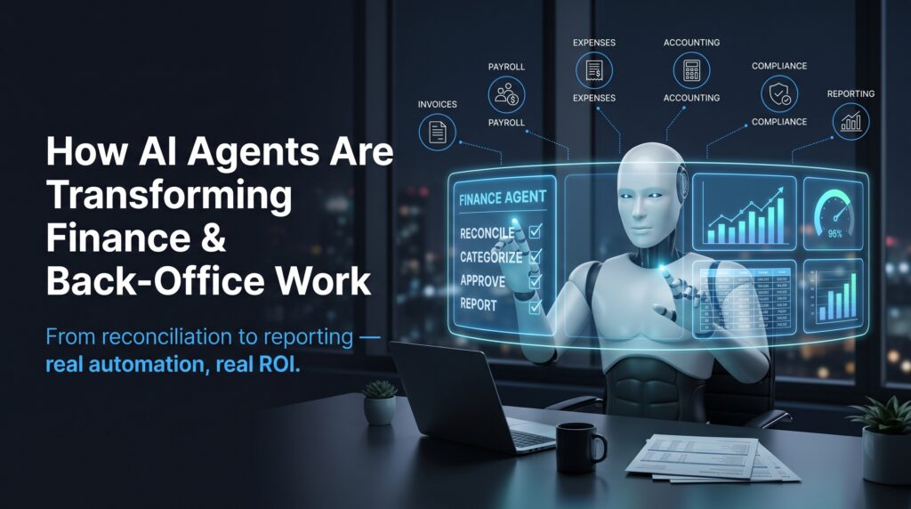 development of ai agents for finance and back-office